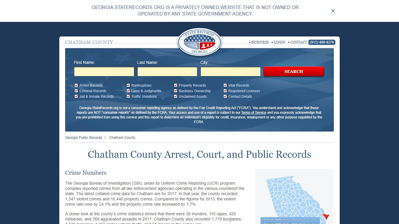 Chatham County Arrest, Court, and Public Records